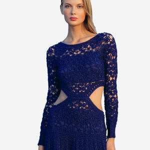 Home Alnich night dress navy